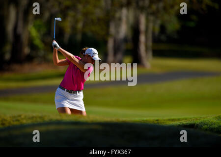 Sarasota, Florida, USA. 24. April 2016. Christine Meier die Finalrunde der Symetra Tour Guardian Ruhestand Championship am 24. April 2016 in Sarasota, Florida.ZUMA Presse/Scott A. Miller © Scott A. Miller/ZUMA Draht/Alamy Live News Stockfoto