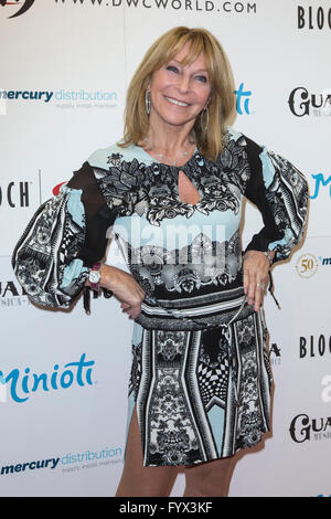 London, UK. 28. April 2016. Bonnie Lythgoe. Die Presse Start für 2016 BLOCH Dance World Cup findet im Bloch laden im Theatre Royal Drury Lane. Die Tanz-Wettbewerb für Kinder und junge Erwachsene stattfinden in Jersey Juni/Juli. Bildnachweis: Bettina Strenske/Alamy Live-Nachrichten Stockfoto