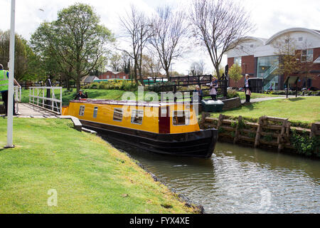 Droitwich Spa Boat Show Stockfoto