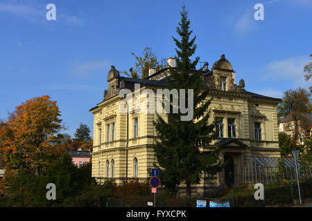 Villa, Jablonec nad Nisou, Tschechien Stockfoto