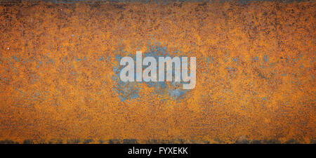 Rusty Zinc Grunge Hintergrund Stockfoto