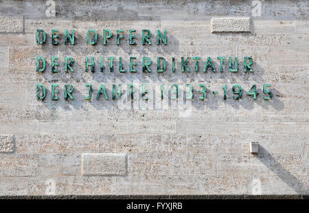 Memorial Site Plotzensee, Charlottenburg, Berlin, Deutschland / Gedenkstätte, Plötzensee Stockfoto