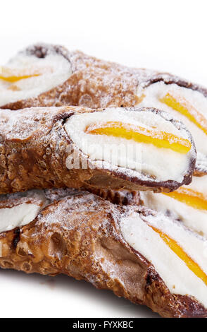 Köstliche cannoli Stockfoto