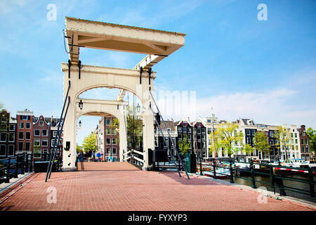 Die Magere Brug, magere Brücke. Amsterdam Stockfoto