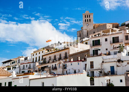 Altstadt von Ibiza, Spanien Stockfoto