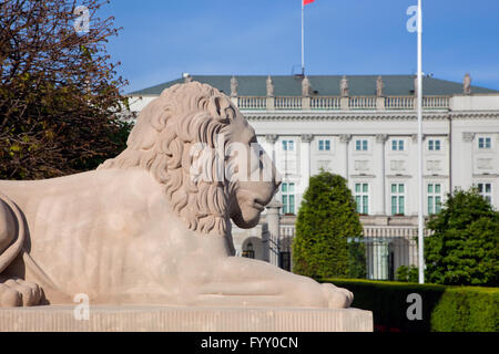 Der Präsidentenpalast in Warschau, Polen Stockfoto