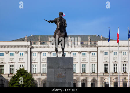 Der Präsidentenpalast in Warschau, Polen Stockfoto