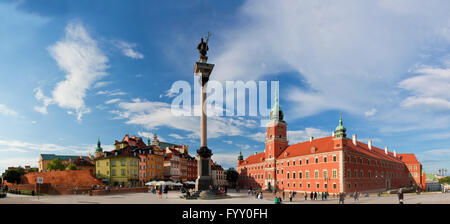 Panorama der Altstadt in Warschau, Polen Stockfoto