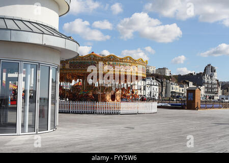 Der neue Hastings Pier eröffnet 27.04.2016, Hastings, East Sussex, UK Stockfoto