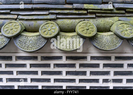 traditionelle koreanische Hanok Fliesen Stockfoto