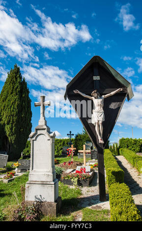 Berggipfel St. Urban in Slowenien in der Nähe von Maribor. Stockfoto