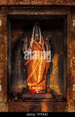 Durga Bild in Hindu-Tempel Stockfoto