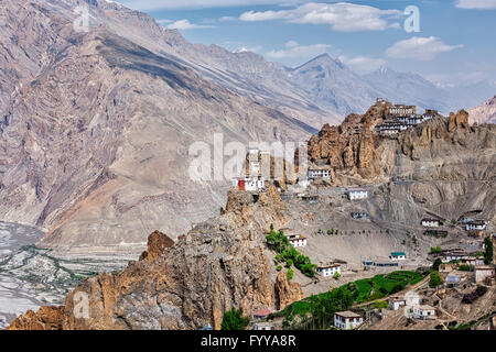 Dhankar Gompa buddhistisches Kloster im Himalaya Stockfoto