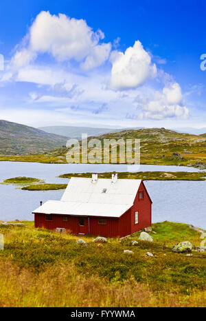 Haus in Buskerud Region von Norwegen Stockfoto