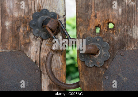 Traditionelle koreanische Sperre Stockfoto