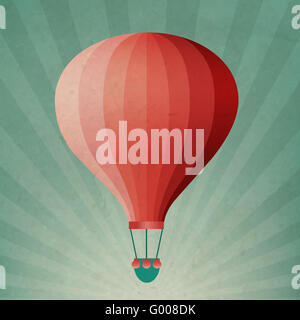 Retro-Luftballon Stockfoto