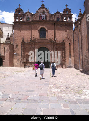 Die Kathedrale von Santo Domingo Cusco Peru Stockfoto