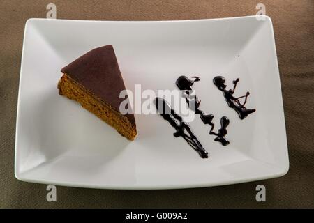 Sacher-Torte Stockfoto