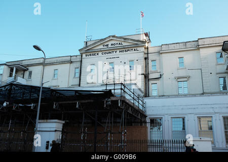 Außenansicht des die Royal Sussex County Hospital in Brighton UK RSCH Stockfoto