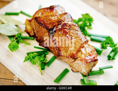 Gegrilltes Rindersteak Stockfoto