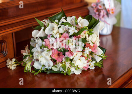 Brautstrauß, Blumen, Rosen, schönen Blumenstrauß Stockfoto