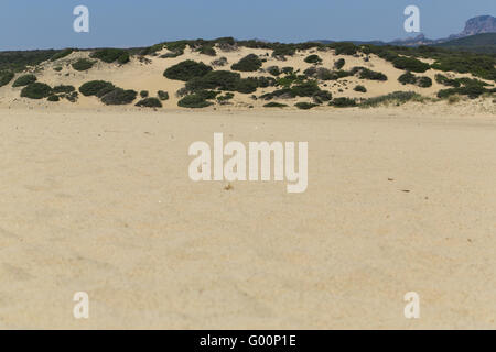 Piscinas Strand in Sardinien Stockfoto