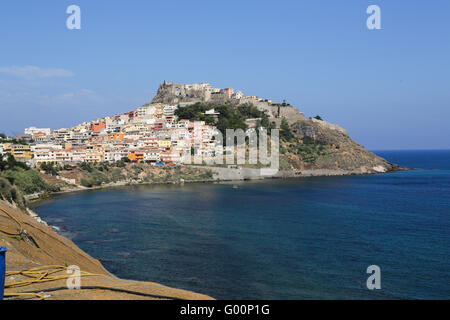 Castelsardo Stadt Sardiniens Stockfoto