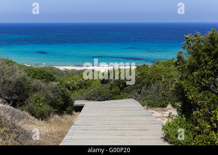Lu Littaroni Strand Stockfoto