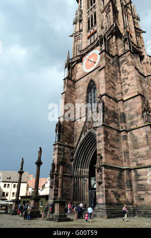 Kathedrale Freiburg Breisgau Stockfoto