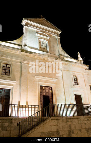 Kirche San Nicolas in Cisternino (Italien) Stockfoto