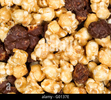 Frische Gourmet Popcorn in gefüllten Frame-layout Stockfoto