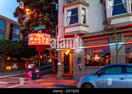 Die Buena Vista Cafe Hyde und Strand ein Liebling von Mick Jagger's Stockfoto