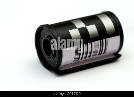 Filmdose Stockfoto