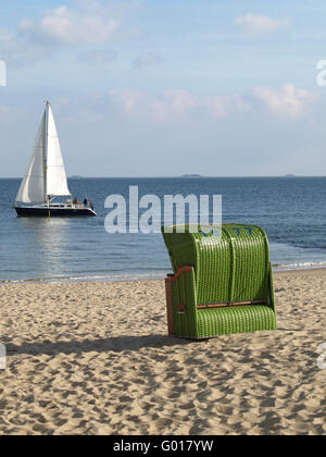 Strand-Idylle in Wyk auf Föhr, Deutschland Stockfoto