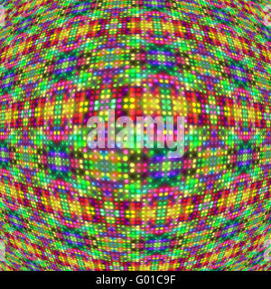 Textur von vielen hellen glänzenden Punkte auf schwarz Stockfoto