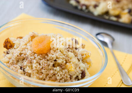 Hölty Afrikanischer Couscous - süße afrikanische Couscous Stockfoto