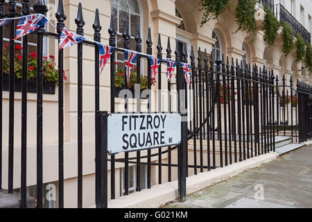 Fitzroy Square, London England Vereinigtes Königreich UK Stockfoto