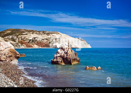 Aphrodites legendäre Geburtsort in Paphos, Zypern Stockfoto