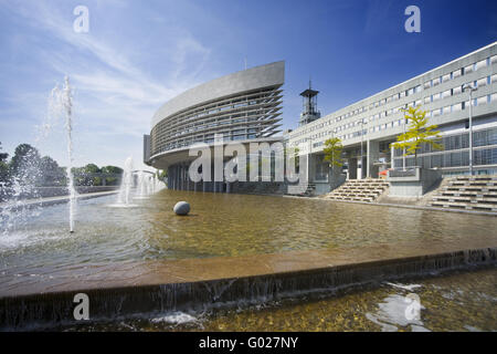 Regierungsviertel in St. Pölten, Niederösterreich, Österreich Stockfoto