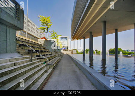 Regierungsviertel in St. Pölten, Niederösterreich, Österreich Stockfoto