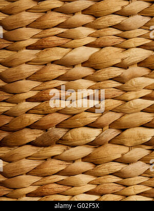 Braune Wicker Textur mit natürlichen Muster Stockfoto