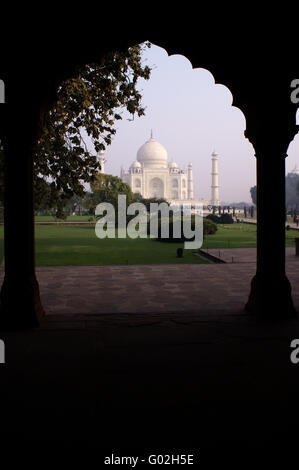 Taj Mahal Weltwunder in Agra Stockfoto