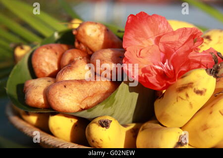 Gebratene Bananen Stockfoto