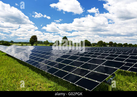 Solar-Panel-Energietechnik Stockfoto