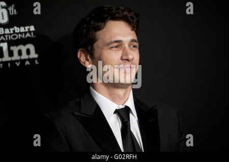 127 Stunden Stern, James Franco, geht den roten Teppich Stockfoto