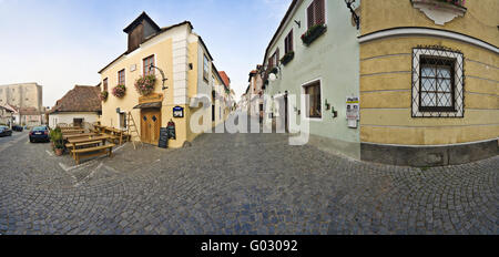 alte Stadt von Dürnstein, Wachau Region, Niederösterreich, Österreich Stockfoto