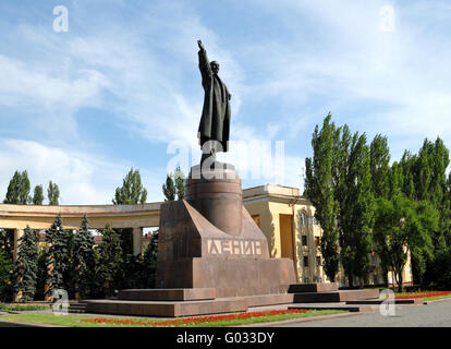 Russland. Volgograd. Ein Lenin-Denkmal. Stockfoto