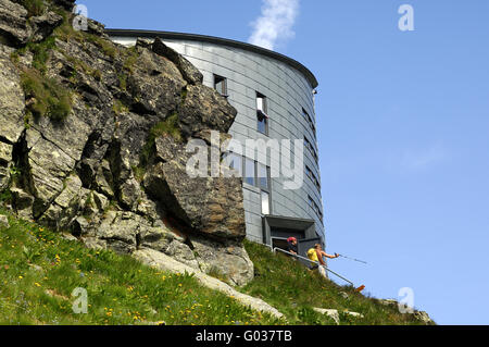 Sommertag am Velan Refuge, Wallis, Schweiz Stockfoto