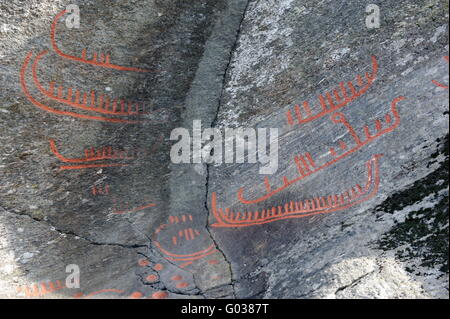 Petroglyphen 2 Stockfoto