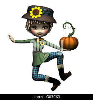 Die kleinsten Vogelscheuche Stockfoto